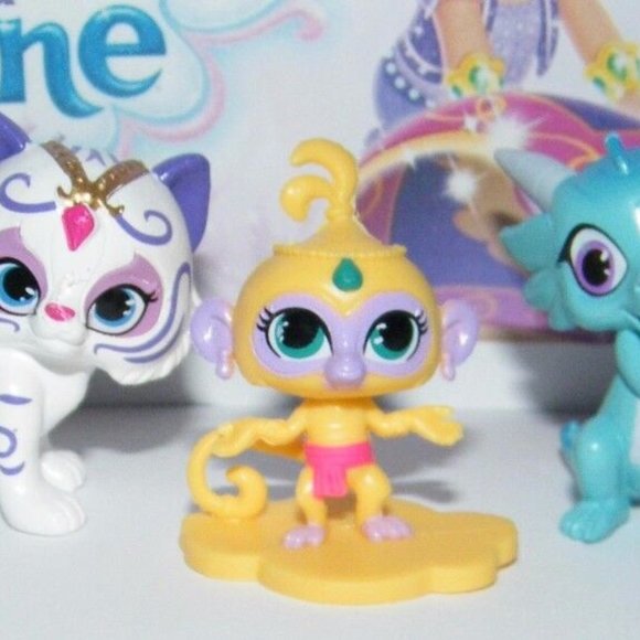 Nick Jr. Shimmer and Shine Figure Set of 12 w/ Leah, Zac, Zeta and 5 Genie Gems - Picture 4 of 6